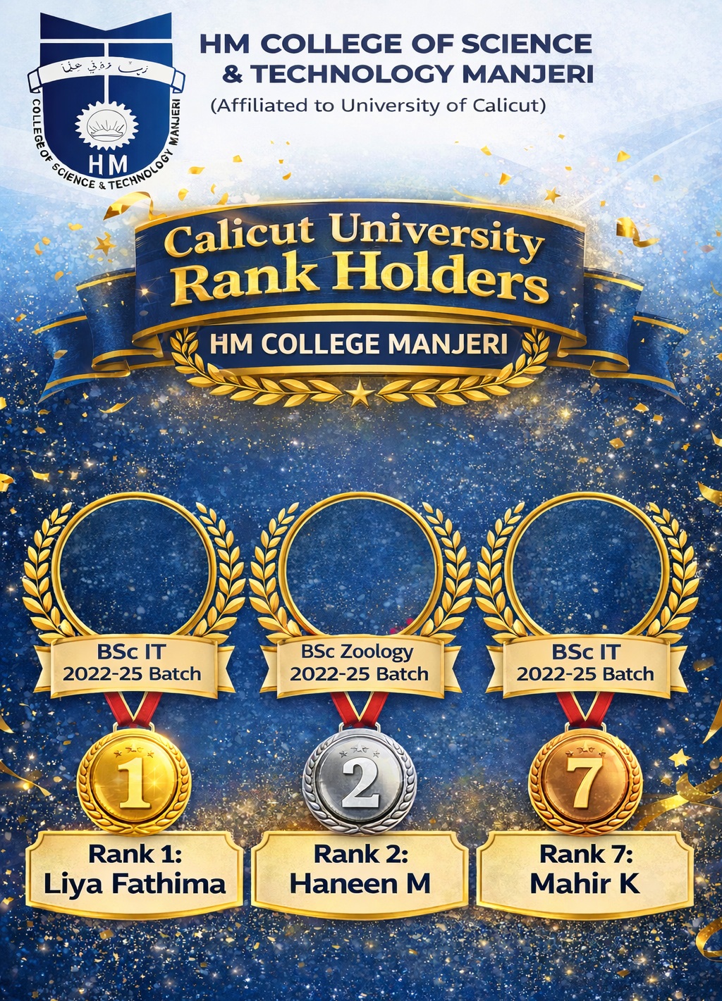 University Rank Holders